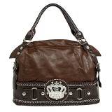 Crown Charm Tote - Coffee Crown Charm Tote - Coffee